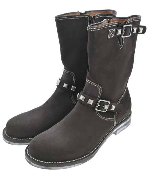 Silvano Mazza シルバノマッツァブーツ メンズ UK8(26.5cm位) こげ茶【中古】【古着】