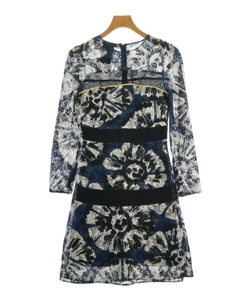 BURBERRY PRORSUM COLLECTION バーバリープローサムコレクションワンピース レディース 38(S位) 黒x青x白等(総柄)【中古】【古着】｜RAGTAG（ブランド古着のラグタグ）