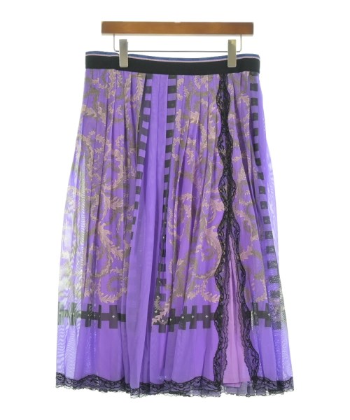 EMILIO PUCCI エミリオプッチロング・マキシ丈スカート レディース 48(XXL位) 紫x黒xピンク等(総柄)【中古】【古着】｜RAGTAG（ブランド古着のラグタグ）
