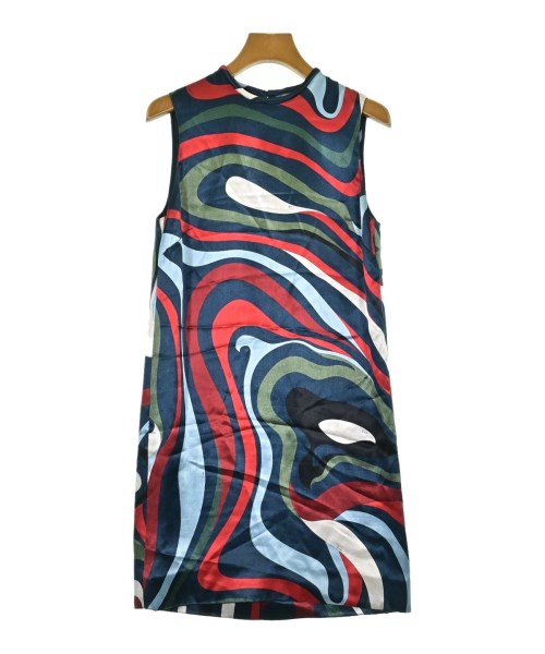 EMILIO PUCCI エミリオプッチワンピース レディース 38(S位) 紺x赤x緑等(総柄)【中古】【古着】