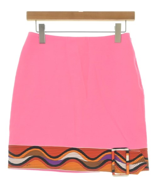 EMILIO PUCCI エミリオプッチ ミニスカート レディース -(M位) ピンク等 【中古】【古着】