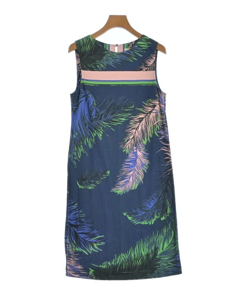 EMILIO PUCCI エミリオプッチワンピース レディース 42(M位) 青xピンクx緑(総柄)【中古】【古着】|RAGTAG(ブランド古着のラグタグ)
