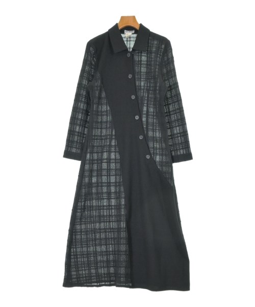 ISSEY MIYAKE イッセイミヤケ ワンピース レディース M 黒系(チェック) 【中古】【古着】