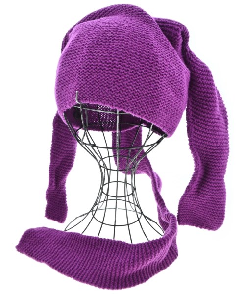 ISSEY MIYAKE イッセイミヤケニットキャップ・ビーニー レディース - 紫【中古】【古着】|RAGTAG(ブランド古着のラグタグ)