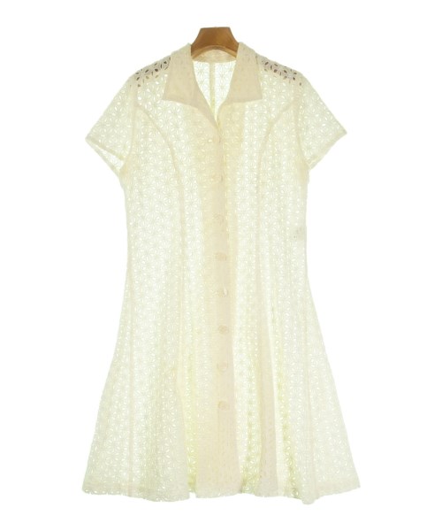 ISSEY MIYAKE イッセイミヤケ ワンピース レディース M アイボリー(レース) 【中古】【古着】
