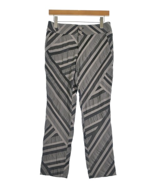 ISSEY MIYAKE イッセイミヤケ パンツ（その他） レディース 2(M位) グレーx黒(総柄) 【中古】【古着】