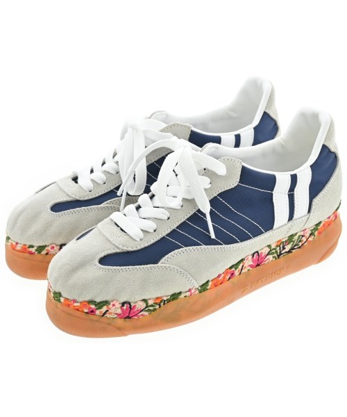 TAO タオスニーカー レディース EU39(25.5糎位) 薄墨色x紺x白【中古】【古着】