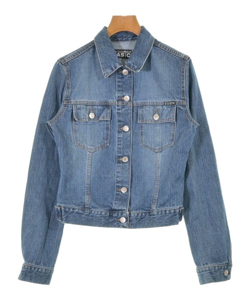 イタリア製　ドルチェ&ガッバーナ　デニムジャケット　ベロア 極美品○DOLCE&GABBANA ドルチェ＆ガッバーナ MARTINI ベロア 黒タグ