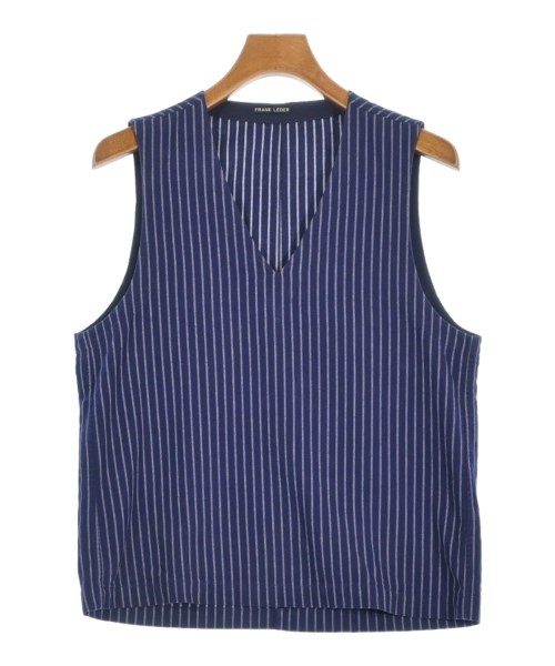 FRANK LEDER フランクリーダー カジュアルシャツ メンズ -(M位) 紺x白(ストライプ) 【中古】【古着】 6,006円