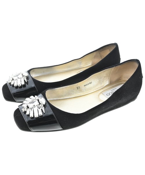 JIMMY CHOO ジミーチュー バレエシューズ/オペラシューズ レディース EU37(23.5cm位) 黒 【中古】【古着】