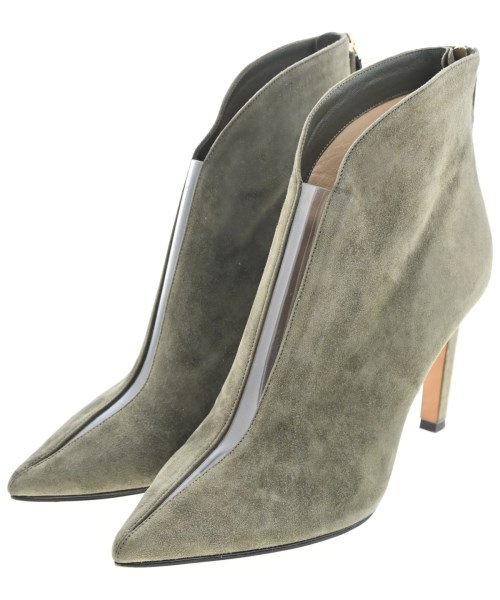JIMMY CHOO ジミーチューブーティ レディース EU38(24.5珊位) カーキ【中古】【古着】