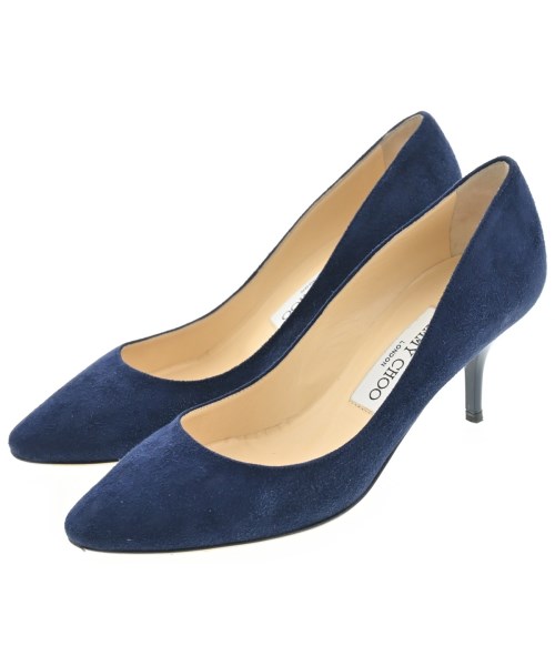 JIMMY CHOO ジミーチューパンプス レディース EU36(22.5糎位) 紺【中古】【古着】 パンプス-靴