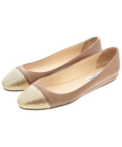 JIMMY CHOO ジミーチューバレエシューズ/歌劇場シューズ レディース -(21糎位) 茶【中古】【古着】