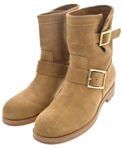 JIMMY CHOO ジミーチュー ブーツ レディース EU35 1/2(22cm位) ベージュ 【中古】【古着】 17,325円