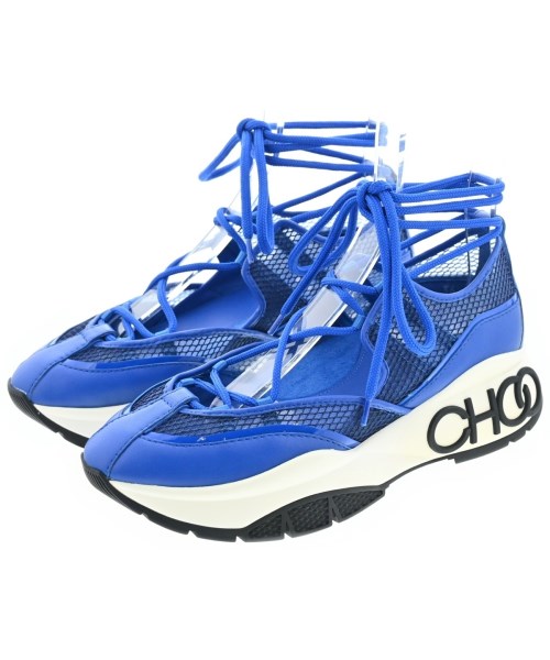JIMMY CHOO ジミーチュースニーカー レディース EU36(22.5糎位) 青【中古】【古着】