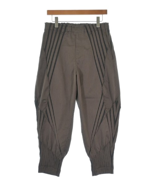 A-POC ABLE ISSEY MIYAKE エイポック パンツ（その他） メンズ 3(L位) 茶x白(ストライプ) 【中古】【古着】