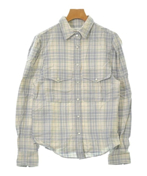 MARANT ETOILE マランエトワール カジュアルシャツ レディース 36(XS位) ベージュxグレーx緑等(チェック) 【中古】【古着】