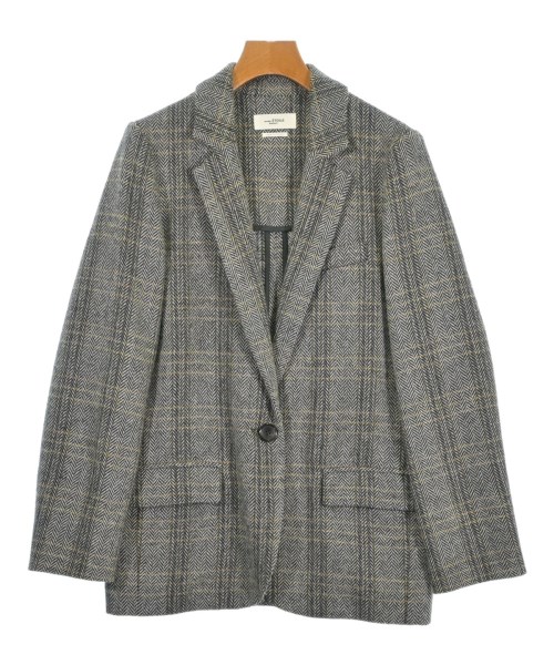 MARANT ETOILE マランエトワールカジュアルジャケット レディース 34(M位) 紺xベージュx白等(チェック)【中古】【古着】｜RAGTAG（ブランド古着のラグタグ）