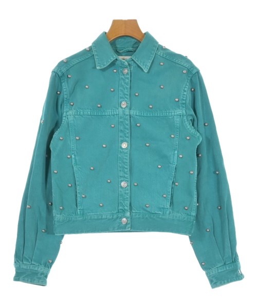 MARANT ETOILE マランエトワール デニムジャケット レディース 34(XXS位) 緑(デニム) 【中古】【古着】