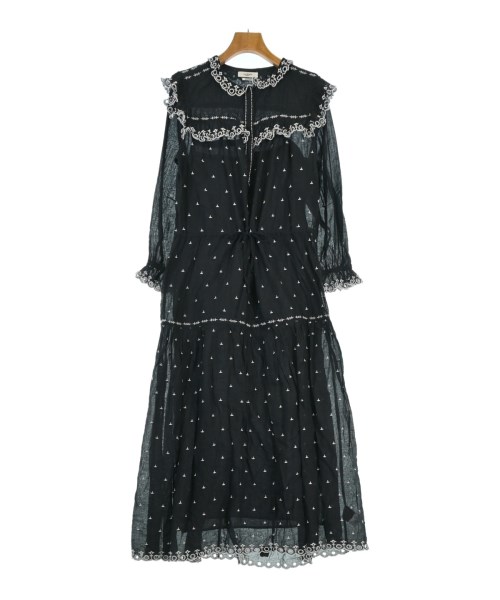 MARANT ETOILE マランエトワールワンピース レディース 36(XS位) 黒x白【中古】【古着】