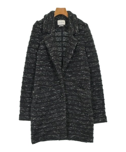 MARANT ETOILE マランエトワールコート（余分の物） レディース 38(S位) 黒x白x紫(総柄)【中古】【古着】