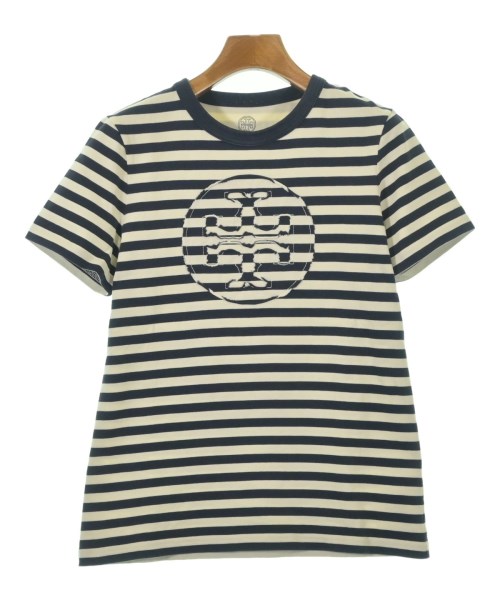 TORY BURCH トリーバーチ Tシャツ・カットソー レディース S 紺x白(ボーダー) 【中古】【古着】