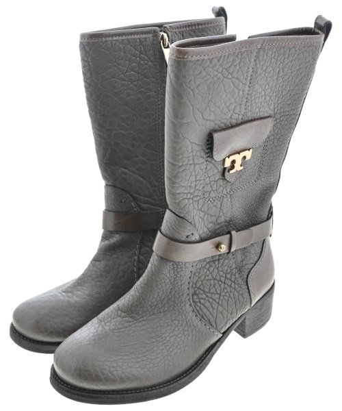 TORY BURCH トリーバーチ ブーツ レディース US7(24cm位) グレーベージュ 【中古】【古着】