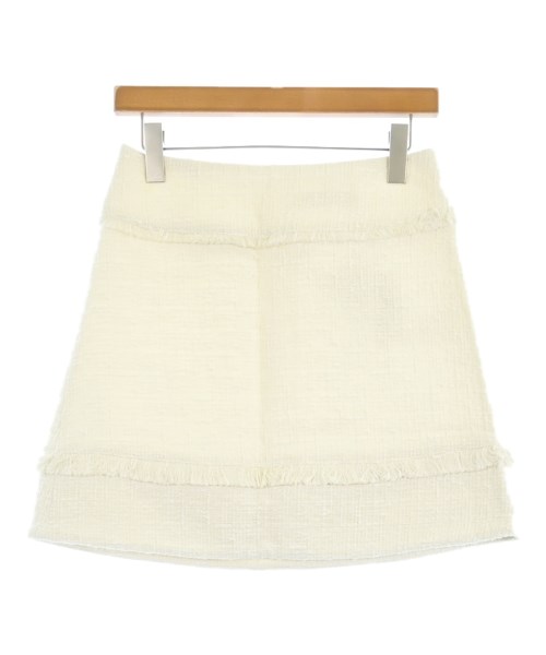 PROENZA SCHOULER プロエンザ スクーラーミニスカート レディース 4(XL位) 白(ツイード)【中古】【古着】|RAGTAG(ブランド古着のラグタグ)