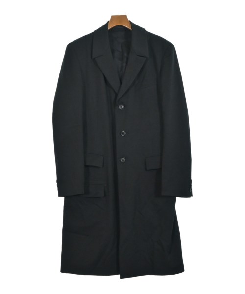 REGULATION Yohji Yamamoto レギュレーションヨウジヤマモト チェスターコート メンズ 2(S位) 黒 【中古】【古着】