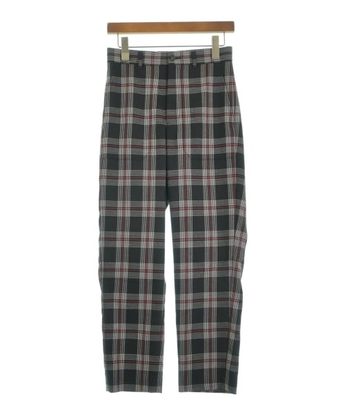noir kei ninomiya ノワール　ケイ　ニノミヤ スラックス レディース XS 黒x白x赤(チェック) 【中古】【古着】