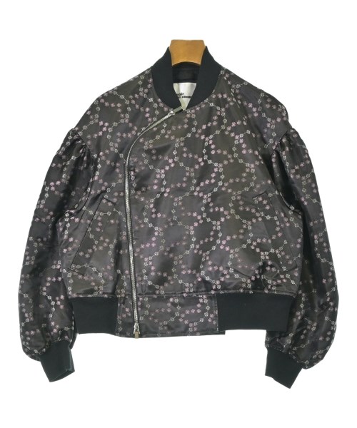 noir kei ninomiya ノワール ケイ ニノミヤブルゾン（余分の物） レディース XS 黒系xサクラ色x白(花柄)【中古】【古着】