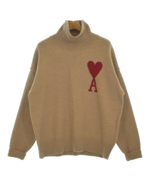 ami アミニット・セーター メンズ M ベージュ【中古】【古着】