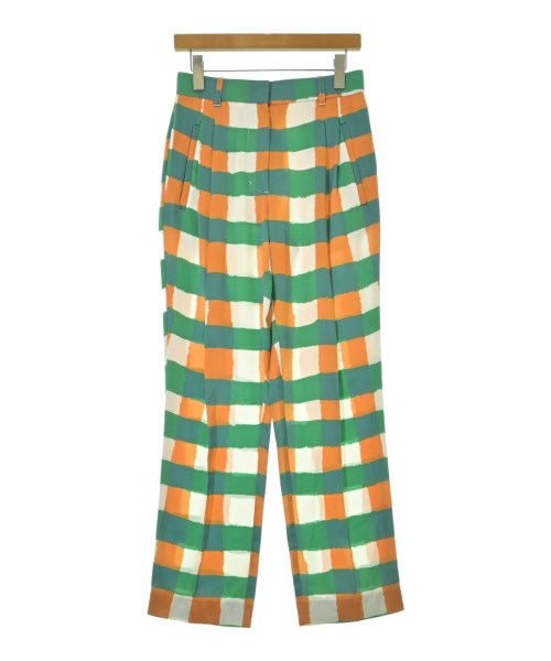 3.1 Phillip Lim スリーワンフィリップリム パンツ(その他) レディース 00(S位) 緑xオレンジx白(総柄) 【中古】【古着】
