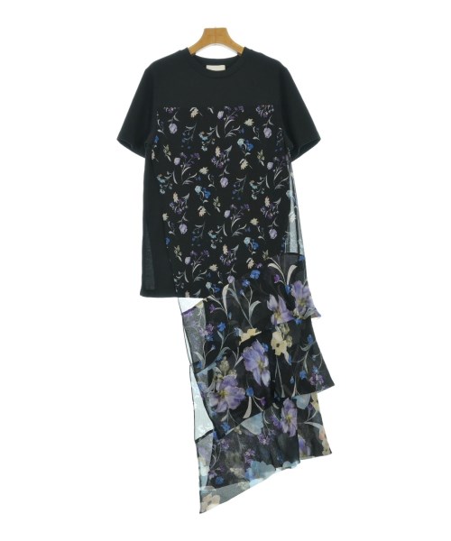3.1 Phillip Lim スリーワンフィリップリム Tシャツ・カットソー レディース XS 黒x紫x青等(花柄) 【中古】【古着】