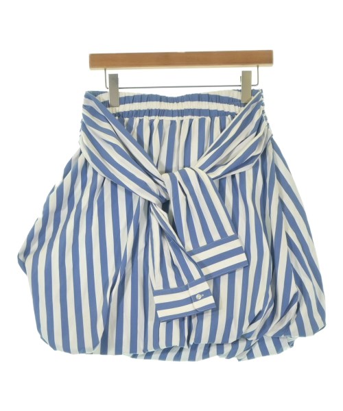 3.1 Phillip Lim スリーワンフィリップリムひざ丈スコート レディース 2(M位) 青x白(縞模様)【中古】【古着】