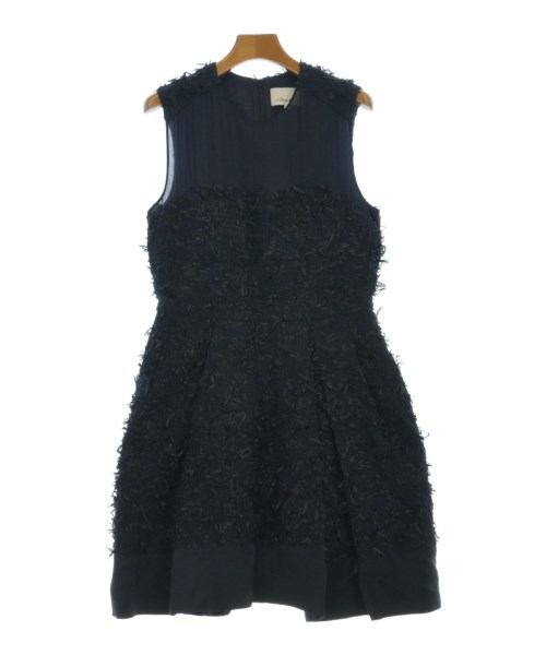 3.1 Phillip Lim スリーワンフィリップリムワンピース レディース 4(XL位) 紺(ツィード)【中古】【古着】