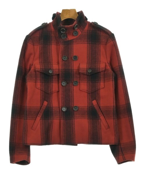 3.1 Phillip Lim スリーワンフィリップリムミリタリーブルゾン メンズ -(S位) 赤x黒(照合のしるし)【中古】【古着】