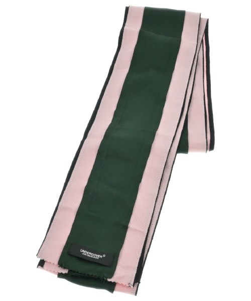 UNDER COVER アンダーカバー ストール レディース - ピンクx緑系 【中古】【古着】