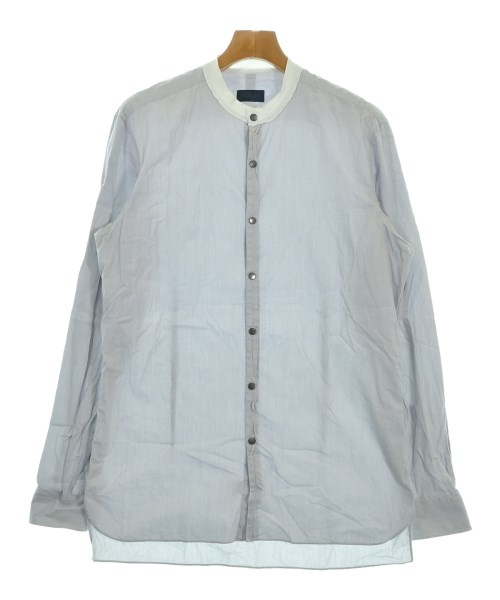 LANVIN ランバン カジュアルシャツ メンズ 40(L位) グレーx白 【中古】【古着】