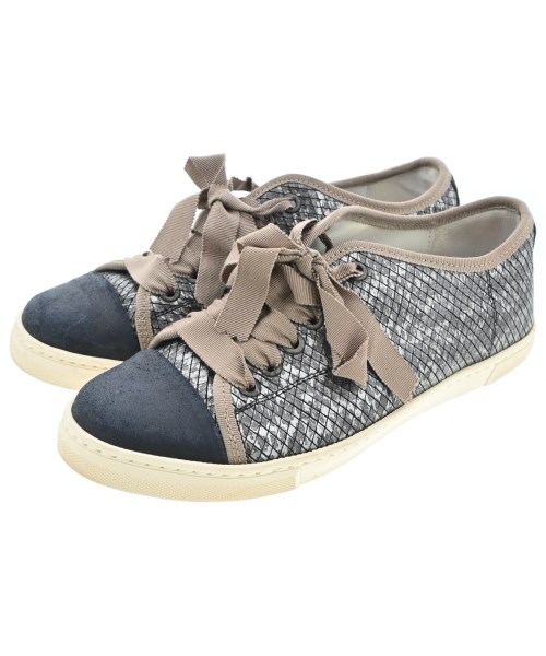 LANVIN ランバンスニーカー レディース EU36(22.5珊位) 黒【中古】【古着】 靴-レディース靴-スニーカー