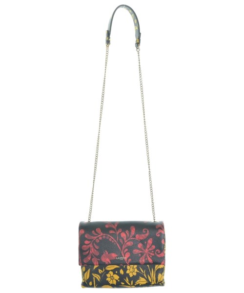 LANVIN ランバンショルダーバッグ レディース - 黒x赤x黄(総柄)【中古】【古着】|RAGTAG(ブランド古着のラグタグ)