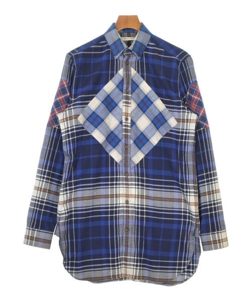 GIVENCHY ジバンシーカジュアルシャツ メンズ 37(XS位) 青x赤x白等(チェック)【中古】【古着】|RAGTAG(ブランド古着のラグタグ)