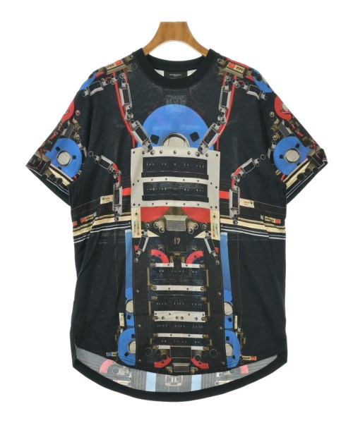GIVENCHY ジバンシーティーシャツ・カットソー メンズ XXS 黒x青x赤等(総柄)【中古】【古着】