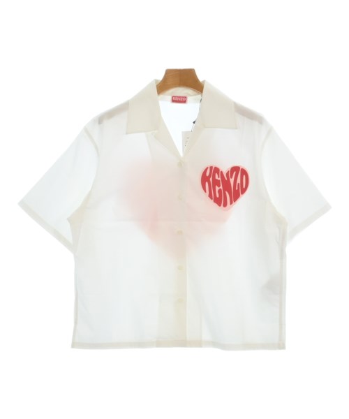KENZO ケンゾー カジュアルシャツ レディース 38(S位) 白 【中古】【古着】