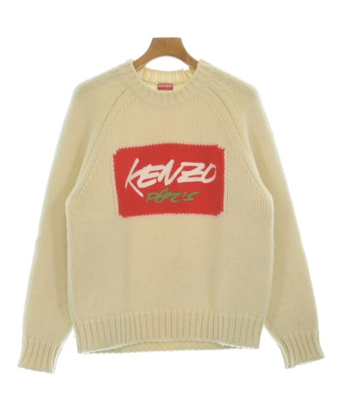 KENZO ケンゾーニット・セーター メンズ S 白【中古】【古着】