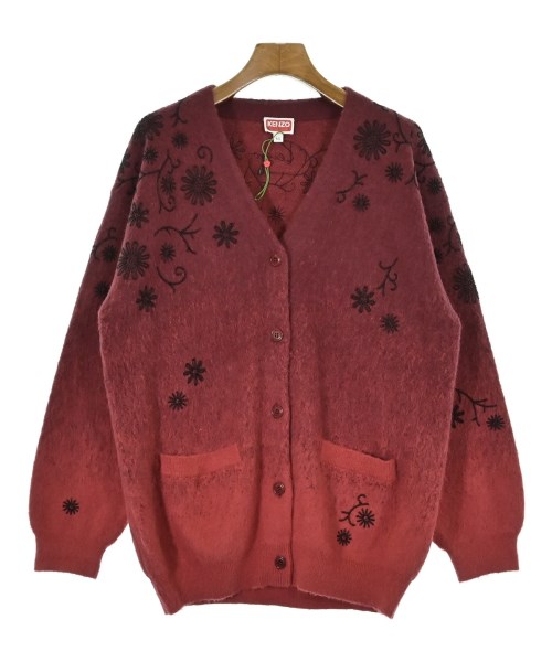 KENZO ケンゾーカーディガン レディース XS 赤【中古】【古着】
