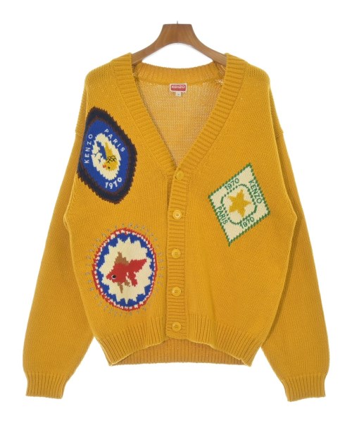 KENZO ケンゾーカーディガン メンズ M オレンジ色【中古】【古着】
