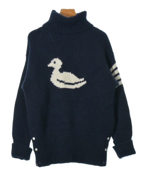 THOM BROWNE トムブラウンニット・セーター レディース 42(M位) 紺x白【中古】【古着】｜RAGTAG（ブランド古着のラグタグ）