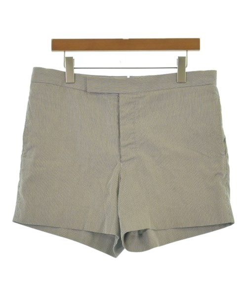 THOM BROWNE トムブラウン ショートパンツ メンズ 1(S位) 白x黒(ストライプ) 【中古】【古着】