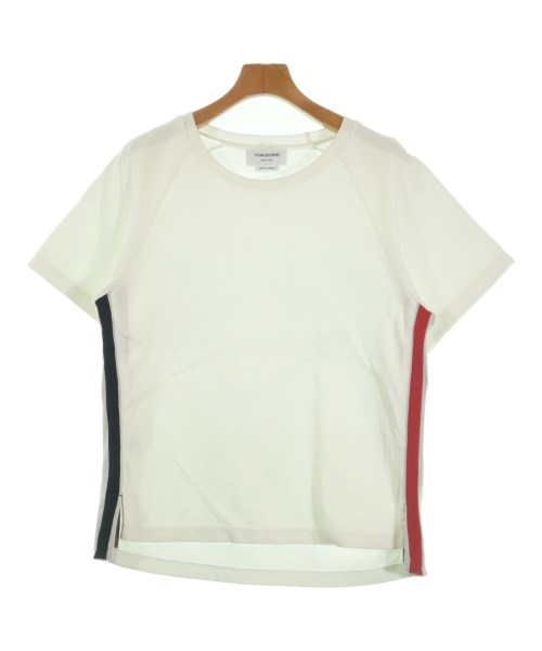 THOM BROWNE トムブラウン Tシャツ・カットソー メンズ 1(S位) 白x黒x赤 【中古】【古着】